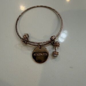 Strength Charm Bracelet in Silver